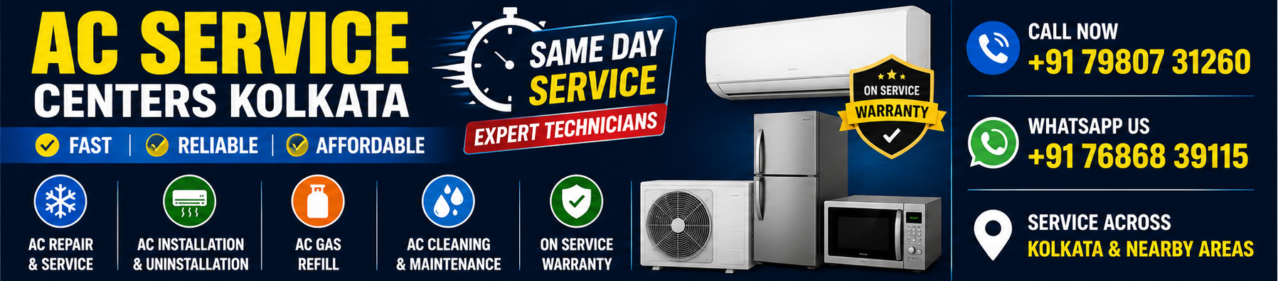 Best AC Service Center in Kolkata